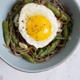 Soba with Miso Butter and Asparagus Hero Image