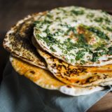 Yogurt Flatbreads with Flavored Butter