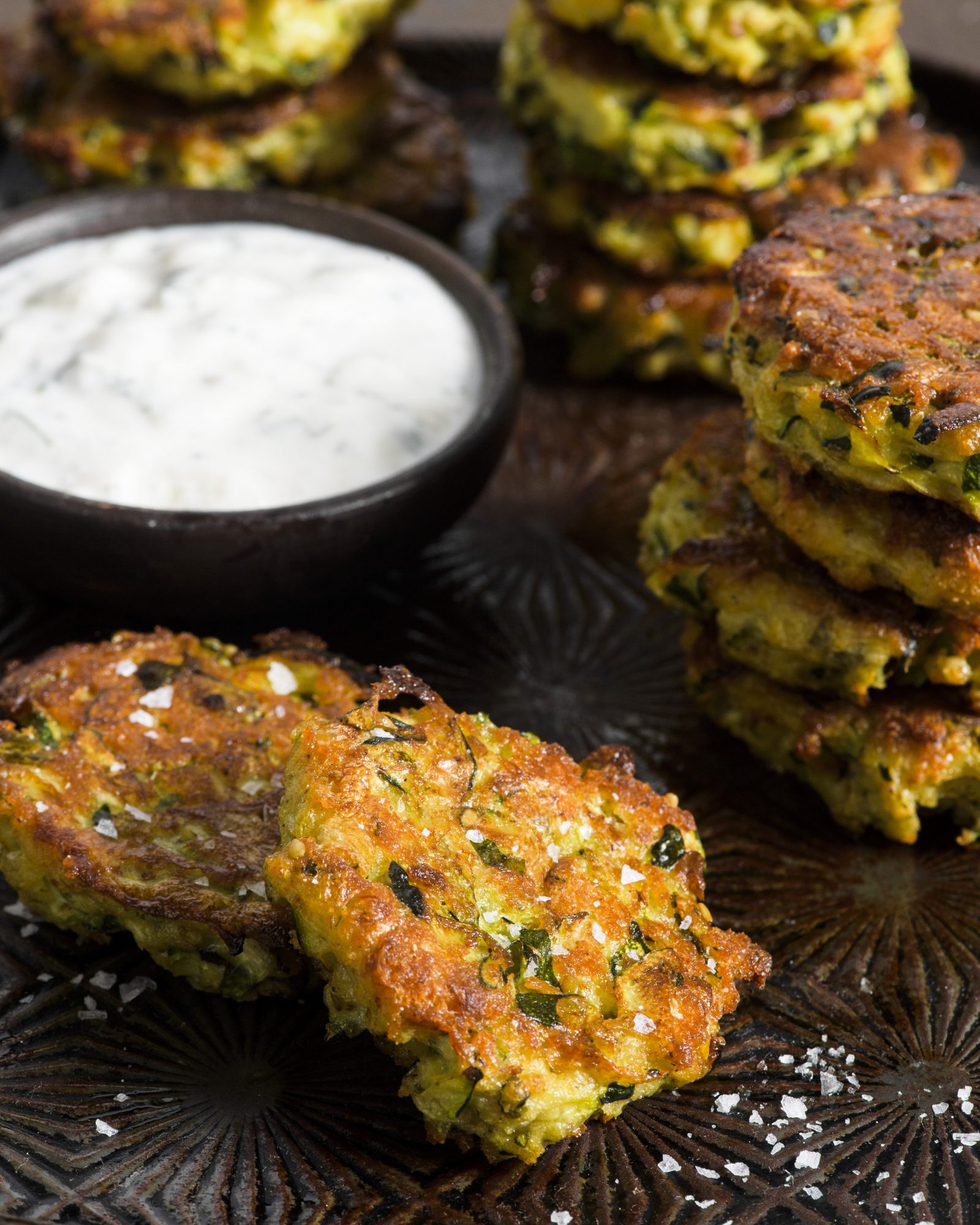 Rhodes style chickpea fritters v